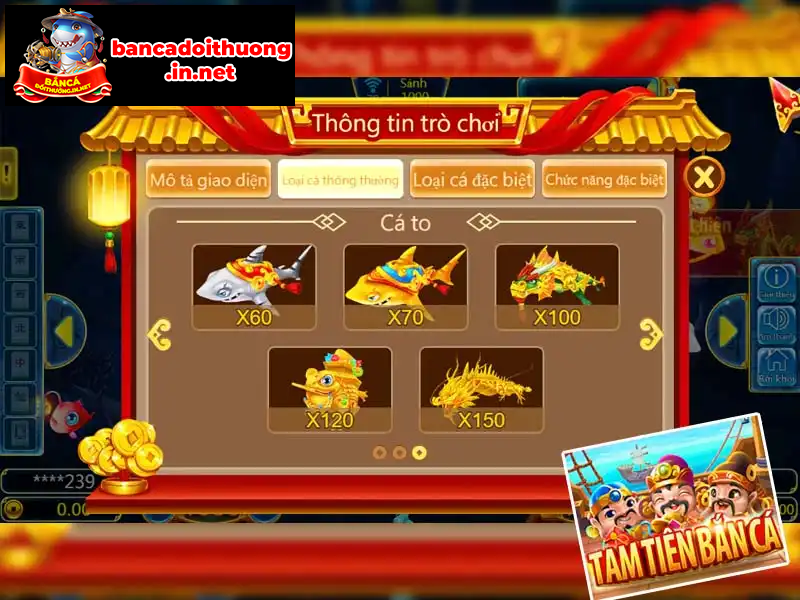 Chọn phòng chơi phù hợp với số vốn trong Tam tiên bắn cá Chọn phòng chơi phù hợp với số vốn trong Tam tiên bắn cá